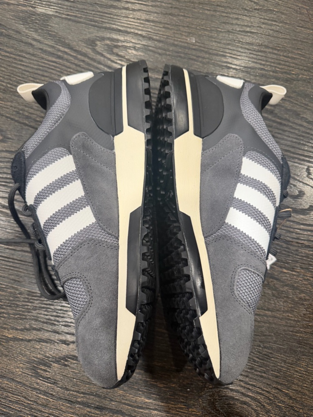 Adidas Original ZX 700 HD Men’s Running Shoe Athletic Sneaker Gray size 8.5 - Picture 5 of 8